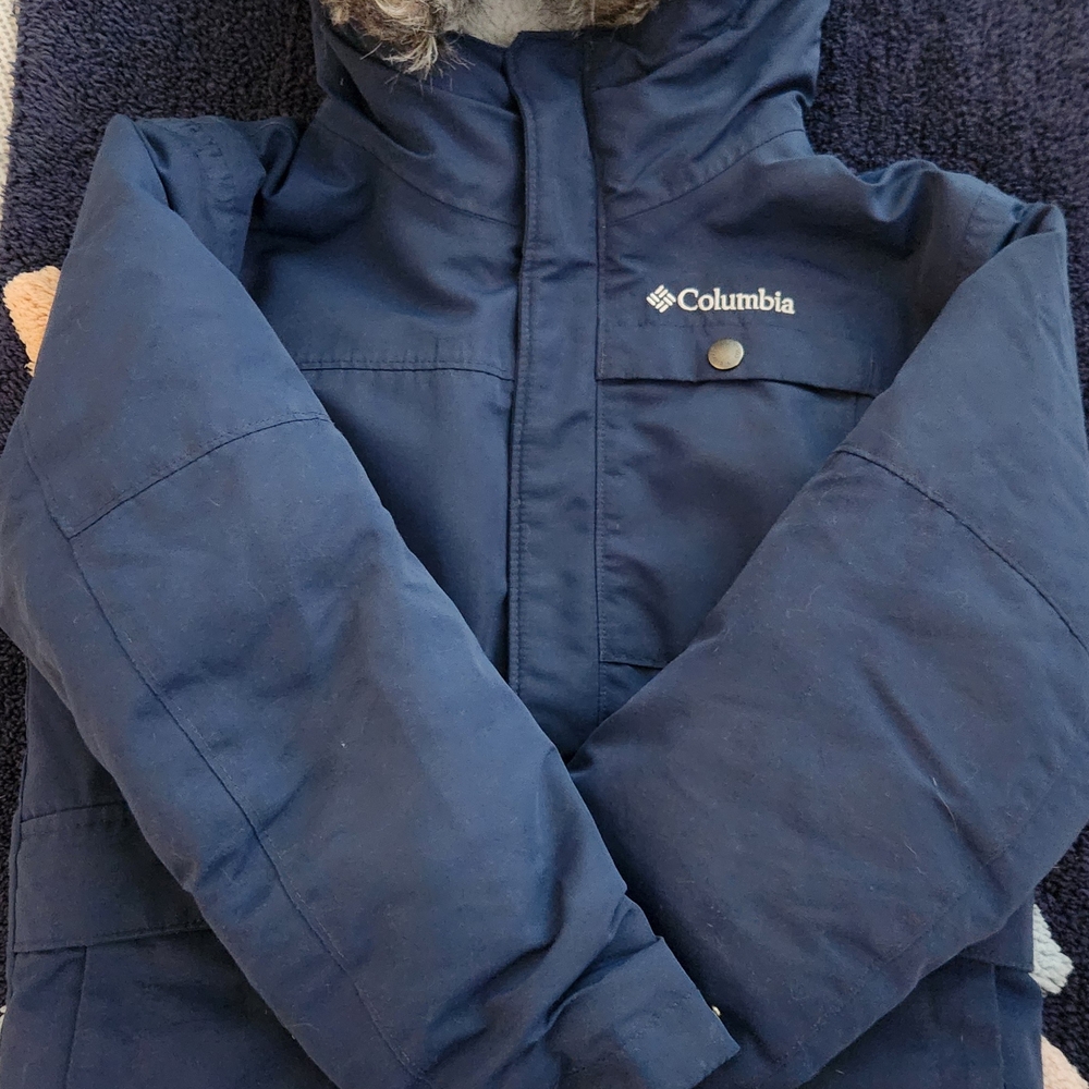 Columbia Navy Kids Puffer Jacket